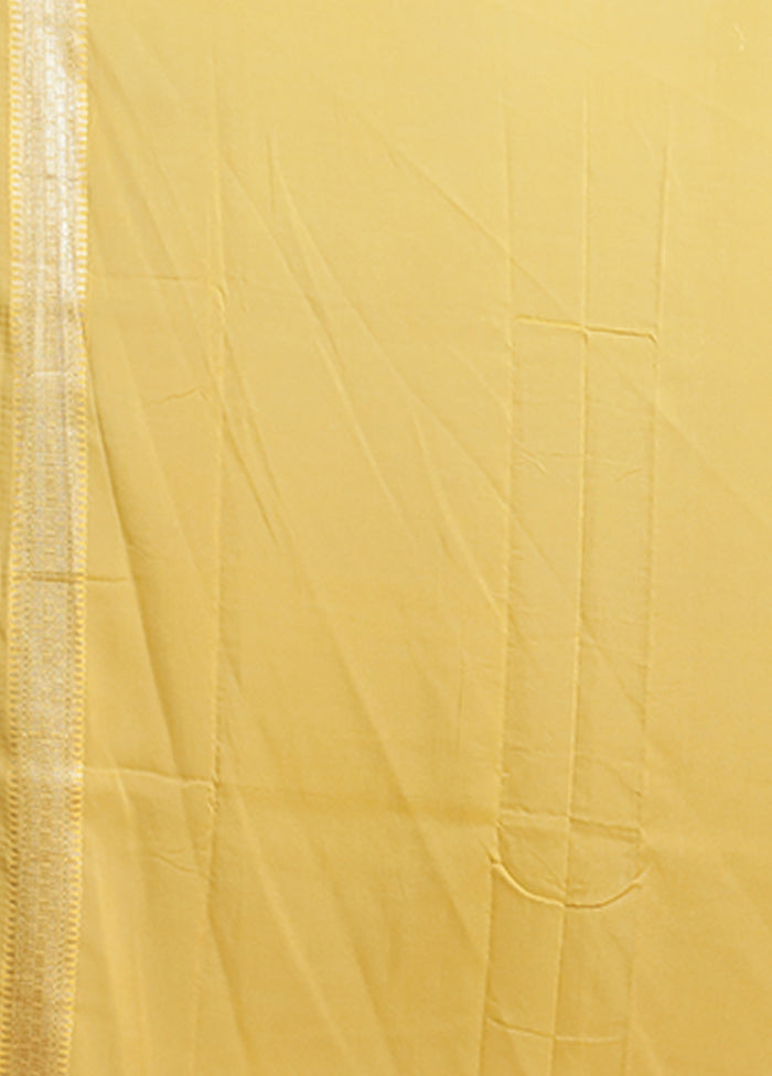 Pink Handloom Pure Georgette Saree With Blouse Piece