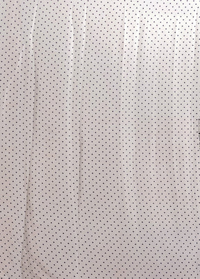 White Printed Silk Saree Without Blouse Piece