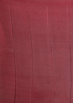 Black Printed Silk Saree Without Blouse Piece