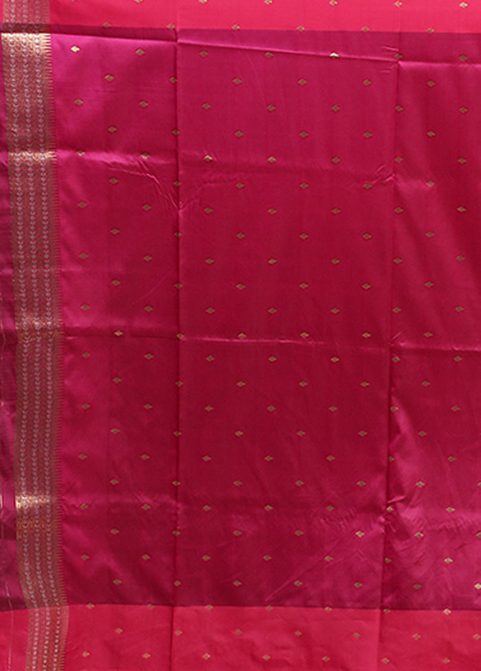 Green Dupion Silk Saree With Blouse Piece