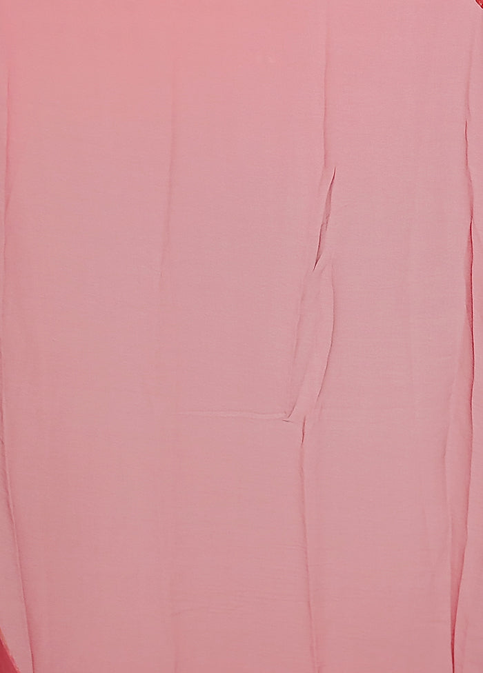 Yellow Chiffon Silk Saree With Blouse Piece