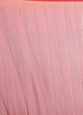 Red Chiffon Silk Saree With Blouse Piece