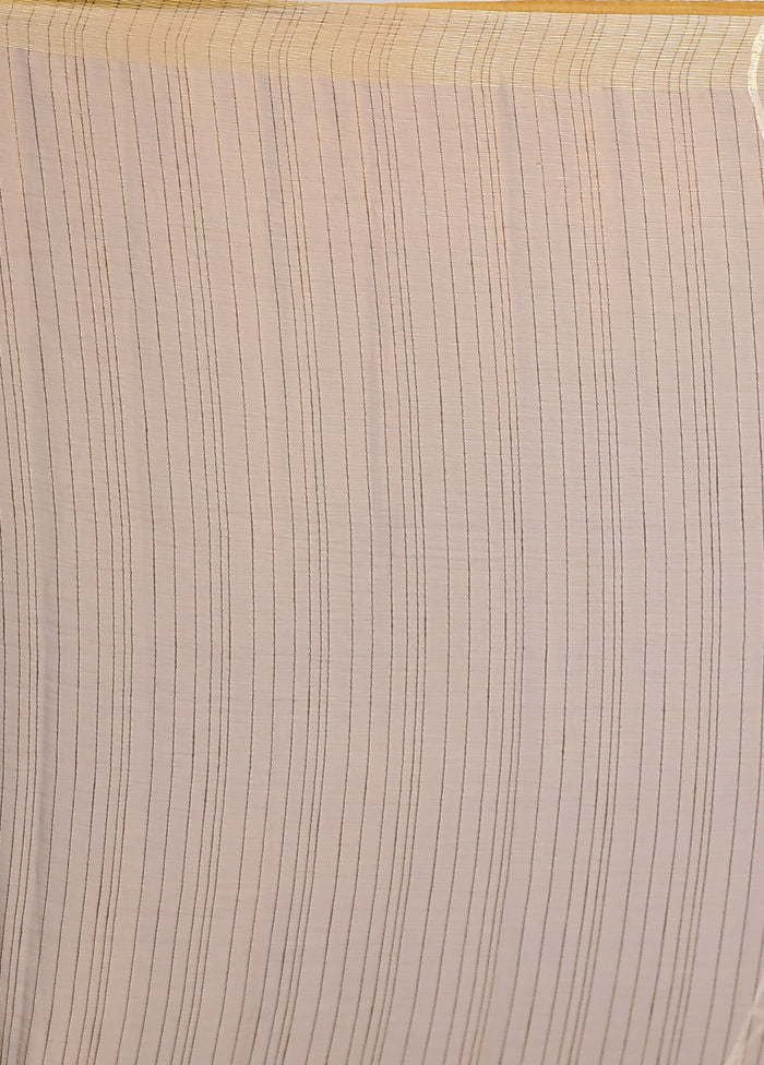 Green Chiffon Silk Saree With Blouse Piece