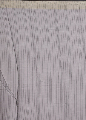 Brown Chiffon Silk Saree With Blouse Piece