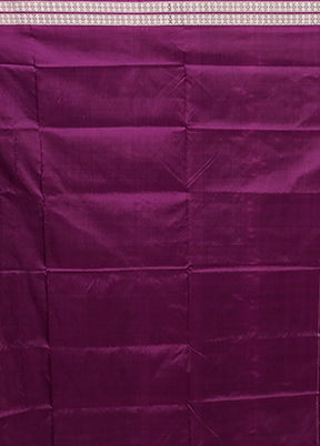 Black Handloom Bomkai Pure Silk Saree With Blouse Piece