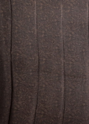 Cream Printed Silk Saree Without Blouse Piece