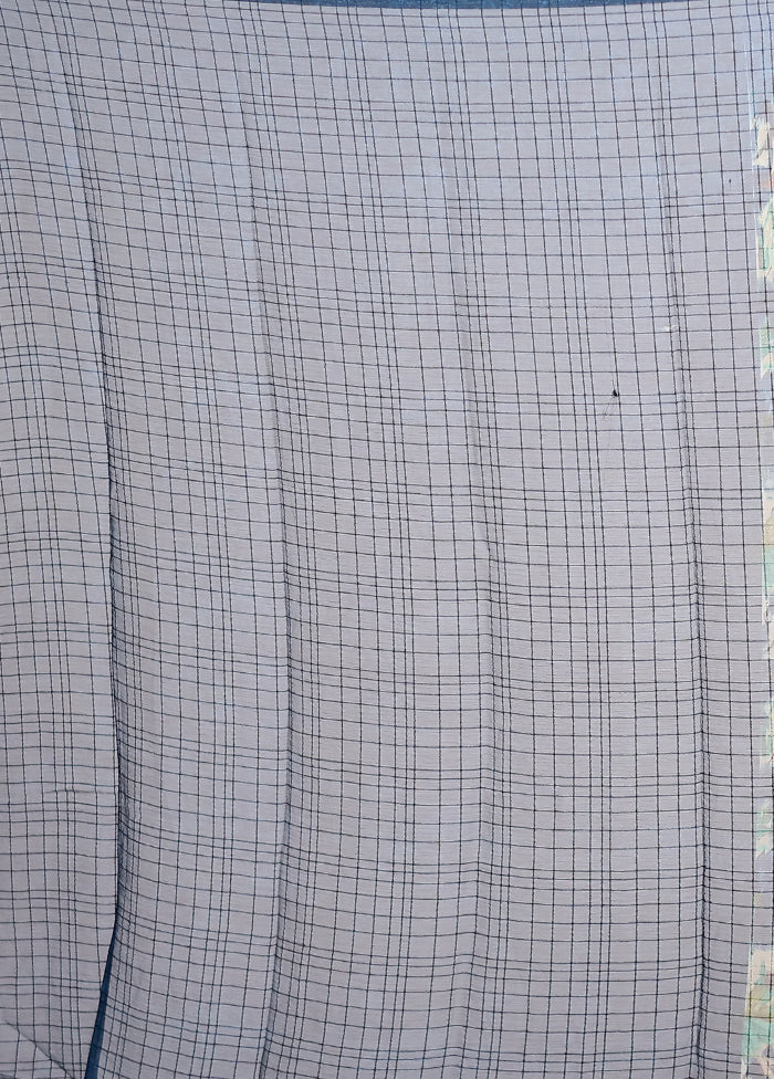 Green Chiffon Silk Saree With Blouse Piece