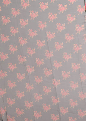 Green Chiffon Silk Saree With Blouse Piece