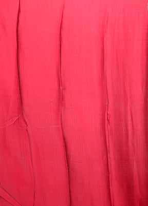 Pink Printed Silk Saree Without Blouse Piece