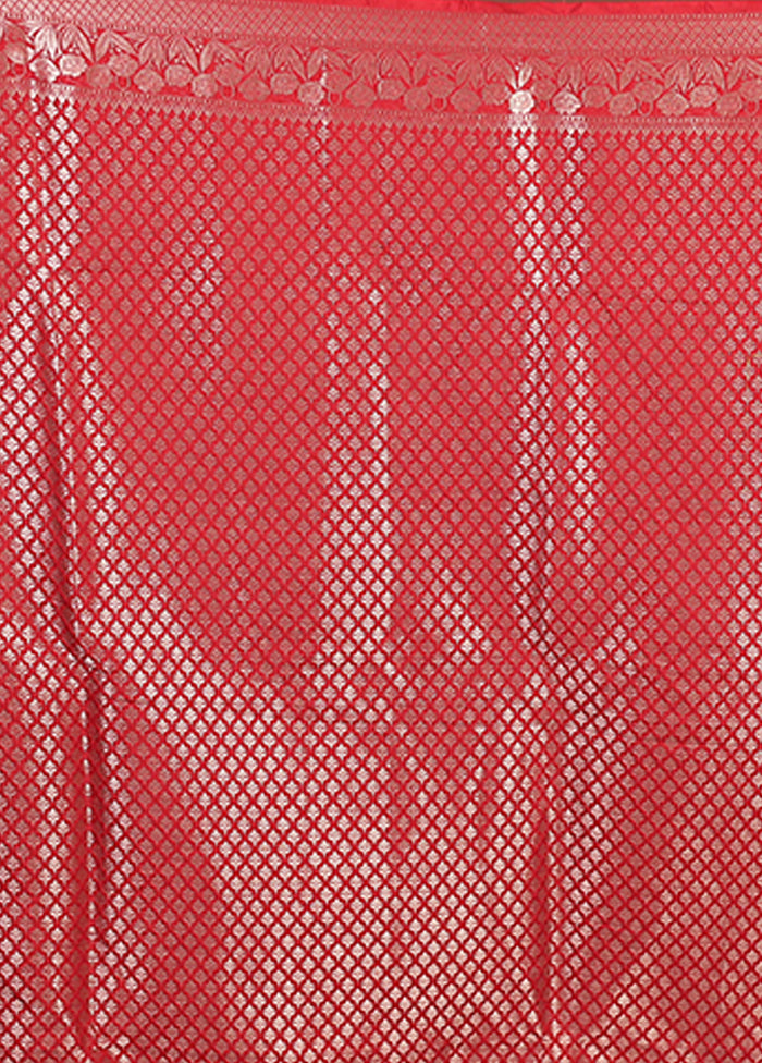 White Dupion Silk Saree With Blouse Piece