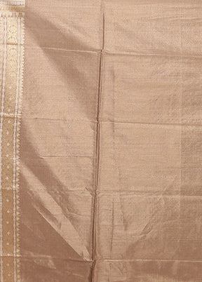 Green Tissue Silk Saree With Blouse Piece