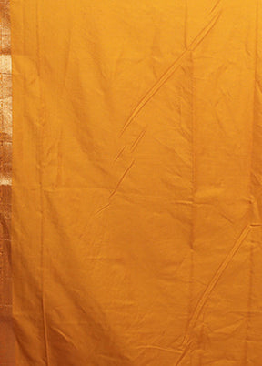 Yellow Georgette Saree With Blouse Piece