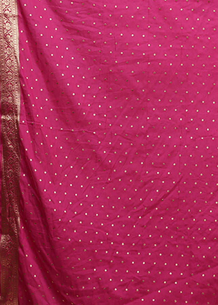 Yellow Dupion Silk Saree With Blouse Piece