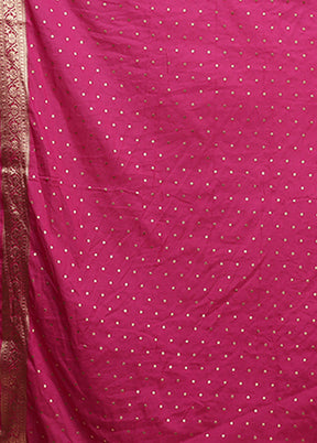 Yellow Dupion Silk Saree With Blouse Piece