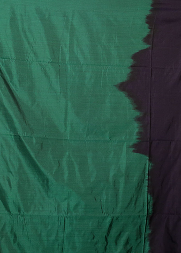 Purple Kanjivaram Silk Saree With Blouse Piece
