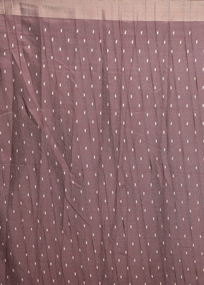 Brown Dupion Silk Saree With Blouse Piece