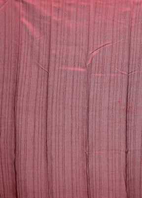 Maroon Dupion Silk Saree With Blouse Piece