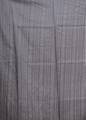 Black Dupion Silk Saree With Blouse Piece