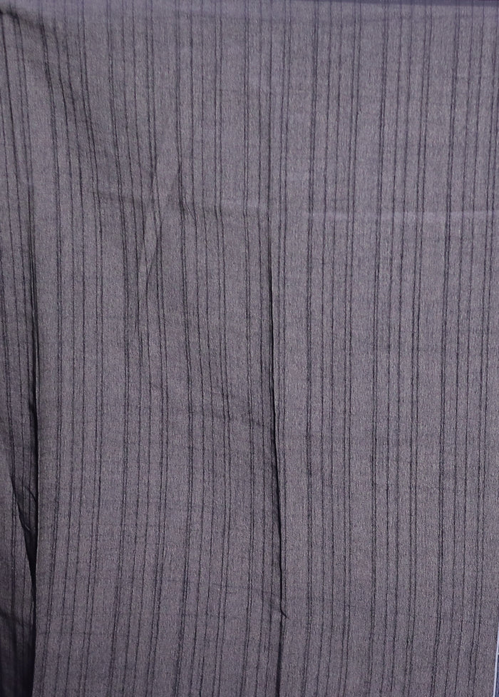 Blue Dupion Silk Saree With Blouse Piece