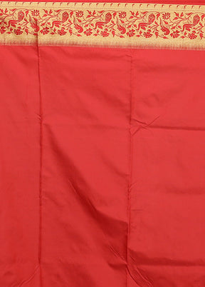 Blue Kanjivaram Silk Saree With Blouse Piece