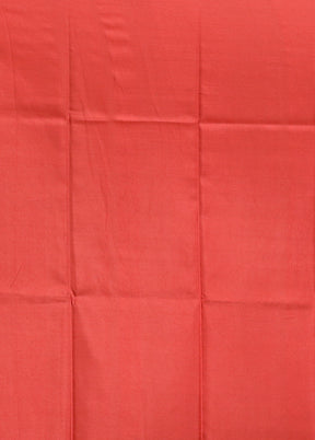 Red Printed Pure Silk Saree Without Blouse Piece