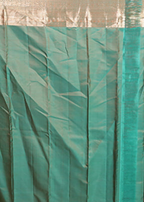 Pink Handloom Kanchipuram Pure Silk Saree With Blouse Piece