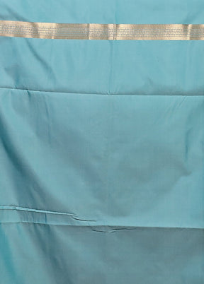 Purple Kanjivaram Silk Saree With Blouse Piece