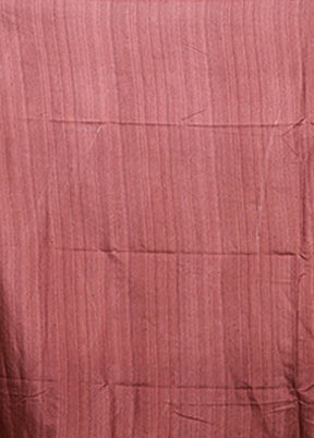 Brown Tussar Silk Saree With Blouse Piece