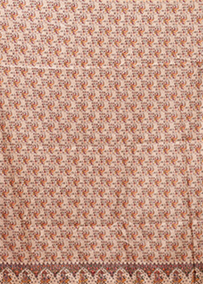 Blue Tussar Silk Saree With Blouse Piece