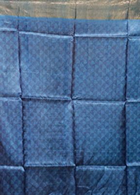 Green Tussar Silk Saree With Blouse Piece