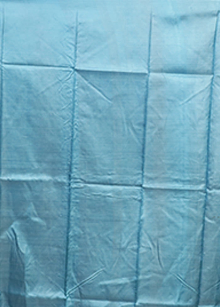 Cream Printed Pure Silk Saree Without Blouse Piece