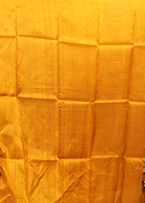 Green Printed Pure Silk Saree Without Blouse Piece