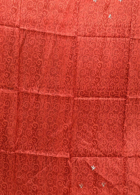 Green Handloom Tussar Pure Silk Saree With Blouse Piece