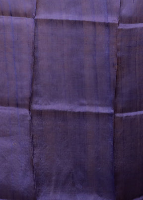 Pink Handloom Tussar Pure Silk Saree With Blouse Piece