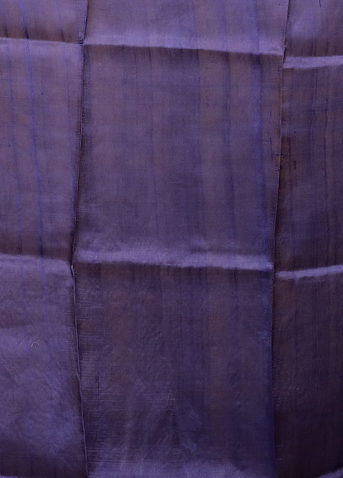 Pink Handloom Tussar Pure Silk Saree With Blouse Piece