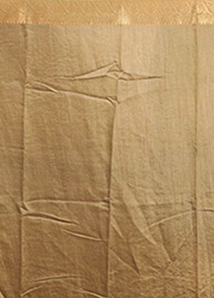 Multicolor Handloom Tussar Pure Silk Saree With Blouse Piece