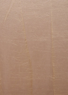 Cream Tissue Silk Saree With Blouse Piece