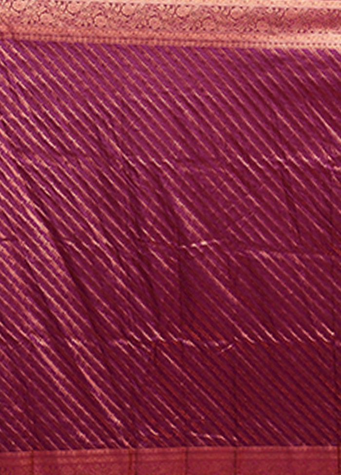 Green Katan Silk Saree With Blouse Piece