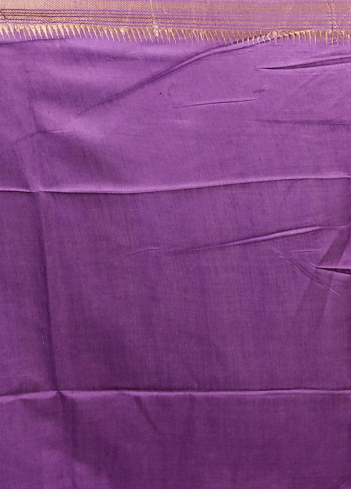 Pink Handloom Tussar Pure Silk Saree With Blouse Piece