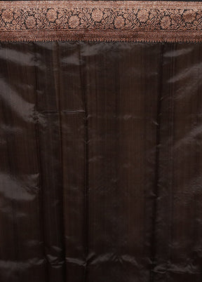 Green Handloom Tussar Pure Silk Saree With Blouse Piece