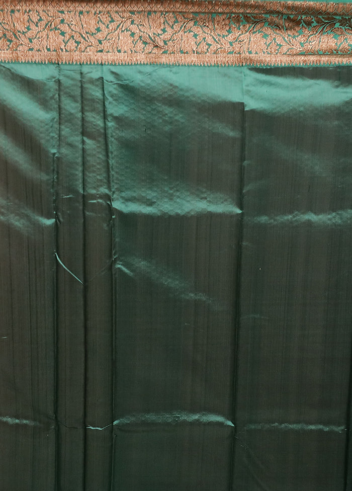 Grey Handloom Tussar Pure Silk Saree With Blouse Piece