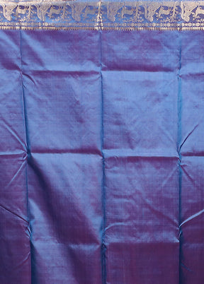 Green Handloom Baluchari Pure Silk Saree With Blouse Piece