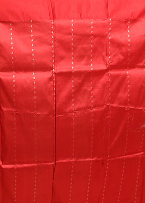 Cream Handloom Katan Pure Silk Saree With Blouse Piece