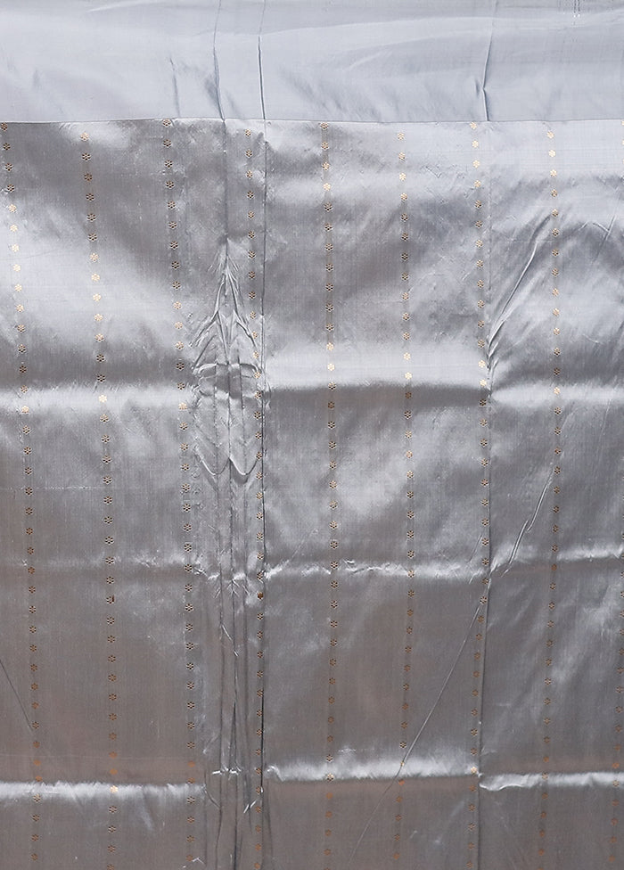 Green Handloom Katan Pure Silk Saree With Blouse Piece