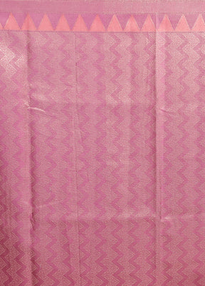 Cream Kora Silk Saree With Blouse Piece