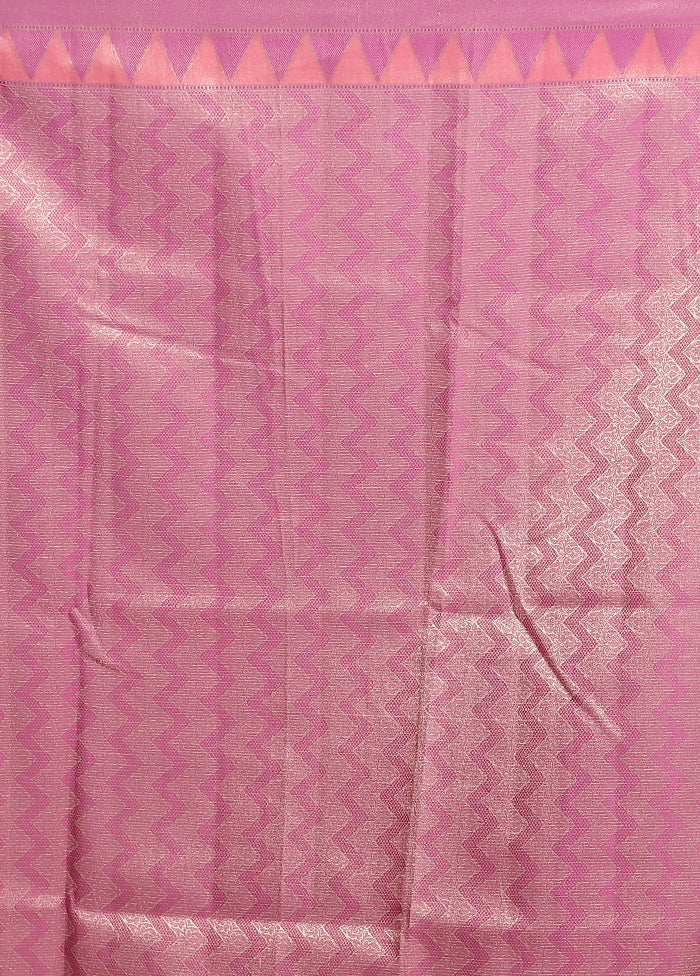 Cream Kora Silk Saree With Blouse Piece