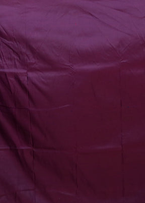 Purple Katan Silk Saree With Blouse Piece