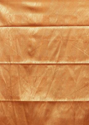 Yellow Dupion Silk Saree With Blouse Piece