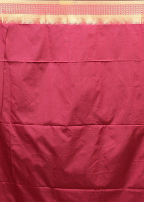 Yellow Kanjivaram Silk Saree With Blouse Piece