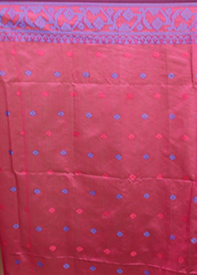 Green Matka Silk Saree With Blouse Piece